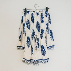 Paisley Off The Shoulder Romper